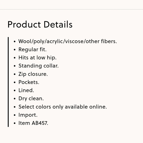 J.Crew  Wool blend Full zip Village Coat Ladies size S - Picture 15 of 15